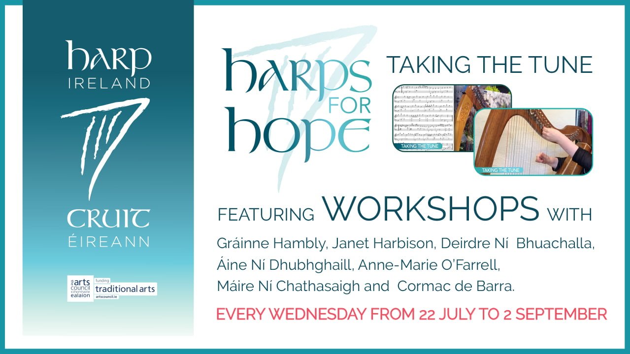 Taking the Tune Workshops, 5pm every Wednesday from 22nd July – 2nd September