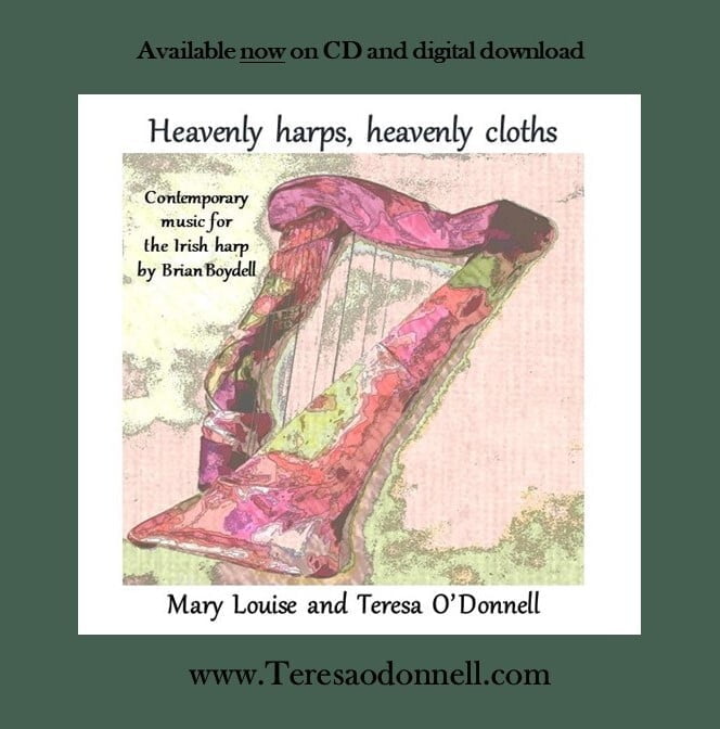 ‘Heavenly Harps, Heavenly Cloths’ – NEW RELEASE from Mary Louise and Teresa O’Donnell