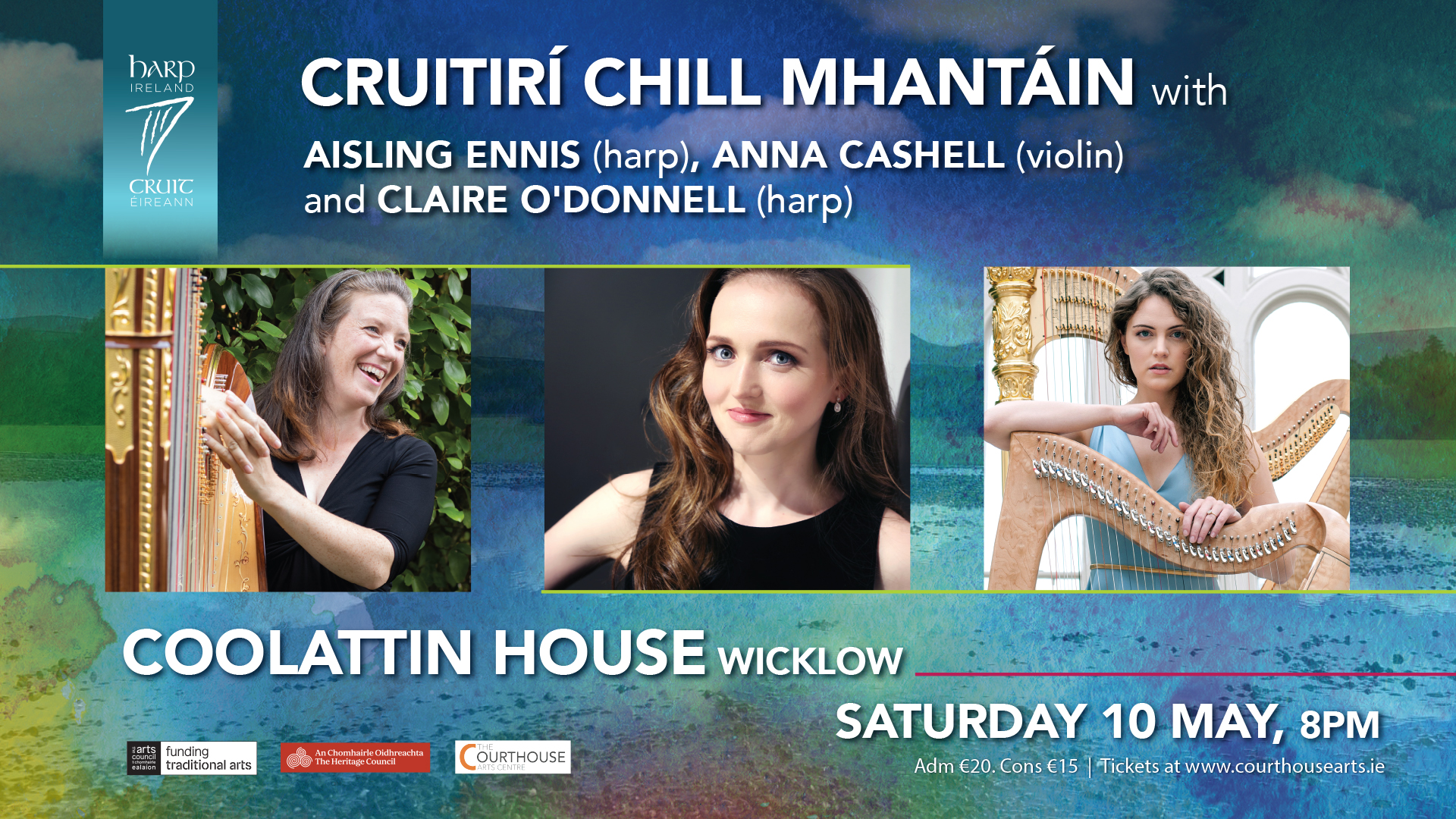 Cruitirí Chill Mhantáin at Coolattin House